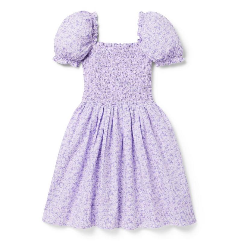 The Grace Floral Smocked Puff Sleeve Dress - Janie And Jack